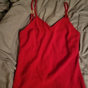 Red tank top